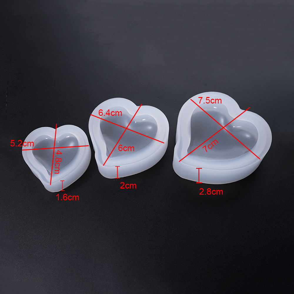 Silicone World 3D Heart Candle - Resin Art Alphabet 评论和价格