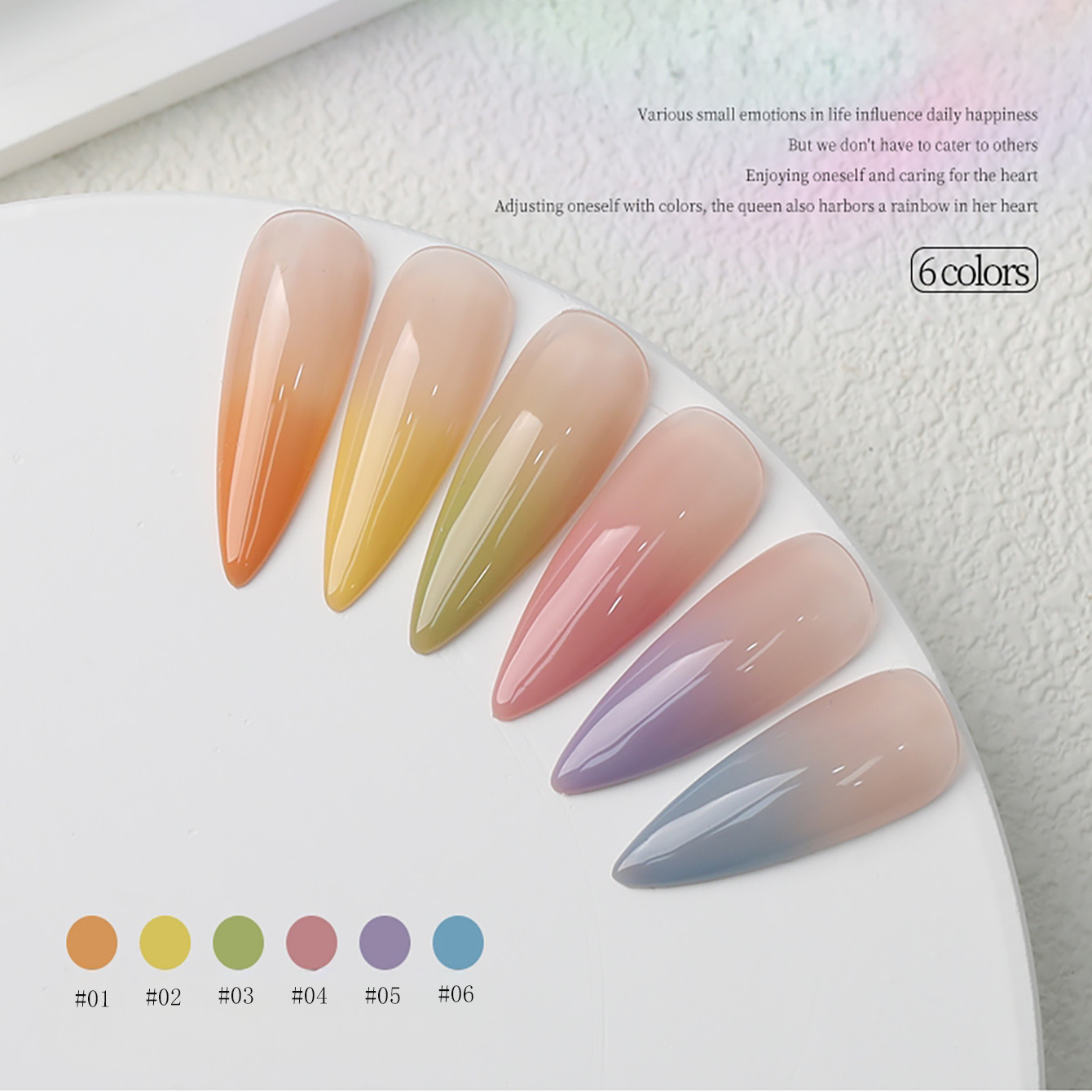 1-6pcs PSK New Macaron Candy O - Resin Art Equipment 评论和价格